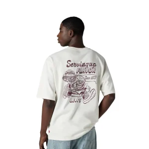 Levis LSE Half Sleeve Graphic Pocket Tee Flavor Egret