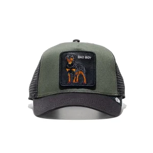 Goorin Bros Bad Boy Trucker Olive Green/Void Black