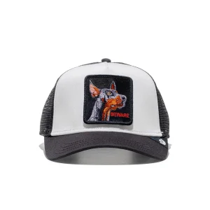 Goorin Bros Beware Trucker Dust White/Void Black