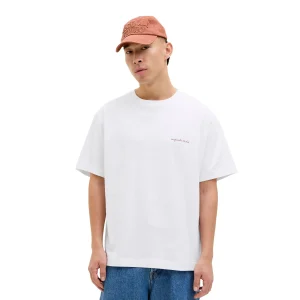 Jack & Jones Marraskesh Sketch Tee SS Crew Neck Bright White