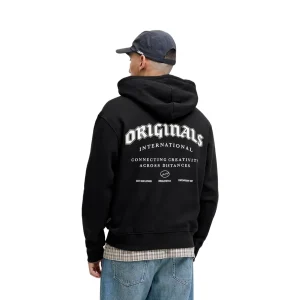Jack & Jones Meadows Sweat Hood Black