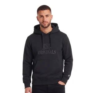 Jack & Jones Frederiksberg Monogram Sweat Hood Black