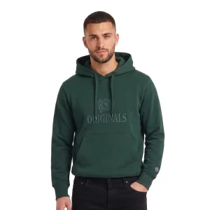 Jack & Jones Frederiksberg Monogram Sweat Hood Pine Grove