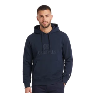 Jack & Jones Frederiksberg Monogram Sweat Hood Sky Captain