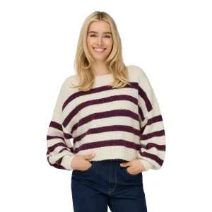 Only Aya Life L/S Boatneck CC Knit Birch