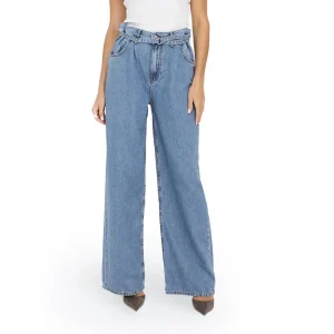 Only Emma HW Loose Wide Belt Dnm Medium Blue Denim