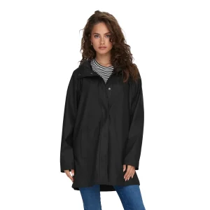 Only New Ellen Raincoat Black