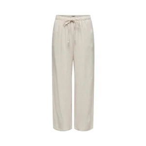 Only Siesta MW Pull Linen BL Culotte Pant Moonbeam