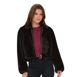 Only Dana Life Faux Fur Jacket Black