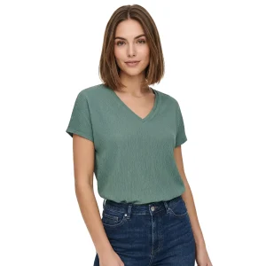Only Kaylie SS Structure Top Laurel Wreath