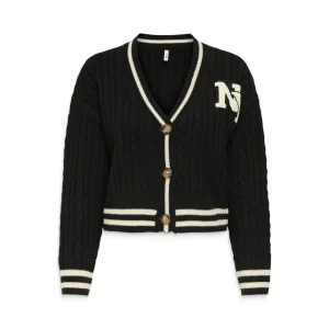 Only Thale LS Button Cardigan Knit Black
