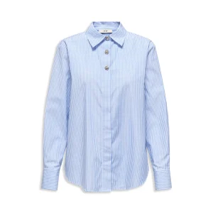 JDY Soho L/S Loose Striped Shirt White