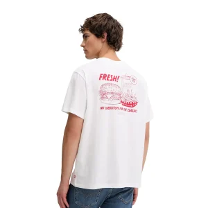 Levis SS Relaxed Fit Tee LS Fresh White Plus