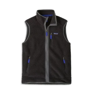 Patagonia Retro Pile Vest Black/Forge Grey