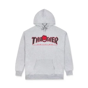 Thrasher x Spitfire Big Head Outline Hoodie Hoodie Ash