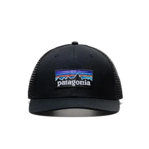 Patagonia P-6 Logo Trucker Hat Black