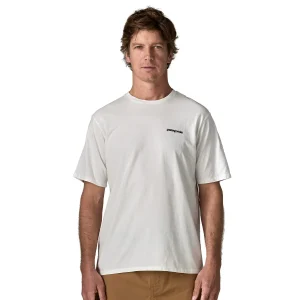 Patagonia P-6 Logo Responsibili-Tee Fiber White