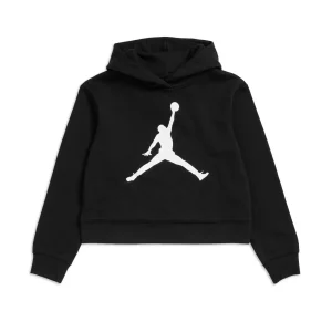 Nike Jordan Girls Jumpman Core Hood Pullover Black/White