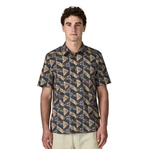 Patagonia Go To Shirt Jaguar Geo: Dolomite Blue