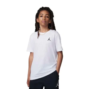 Nike Jordan Boys Jumpman Air Embroidered Tee White