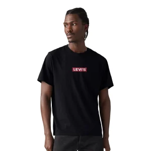 Levis LSE SS Relaxed Fit Tee Boxtab 5in Black
