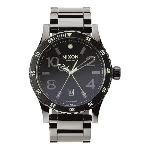 Nixon Diplomat Ss 45 Mm Polished Gunmetal/Lum