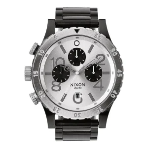 Nixon 48-20 Chrono 48 Mm Black/Silver