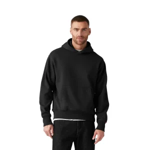 Levis The Authentic Hoodie Black Agate Garment Dye