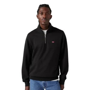 Levis Original HM 1/4 Zip Sweatshirt Mineral Black