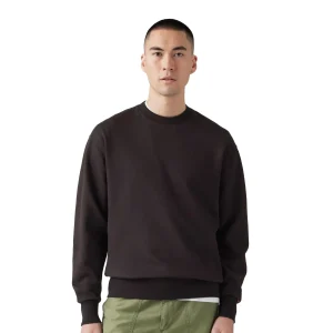 Levis Authentic Crew Black Agate Garment Dye
