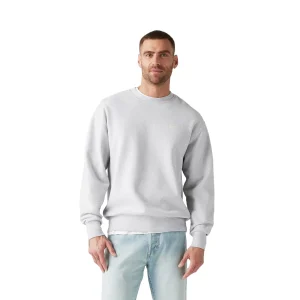 Levis Authentic Crew Light Gray Heather