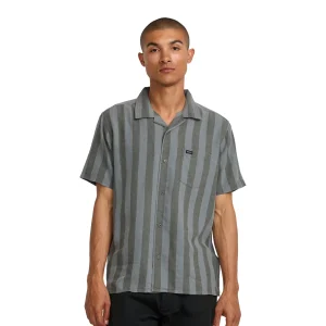 RVCA Love Stripe SS Shirt Sage Leaf