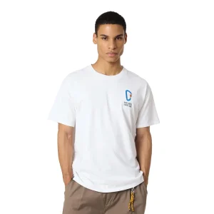 Blue Banana High Tee White