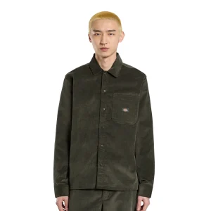 Dickies Corduroy Shirt LS Olive Green