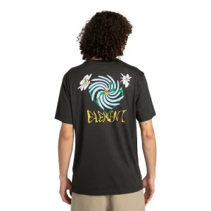 Element Smile T-Shirt Off Black