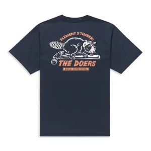Element Timber Builder T-Shirt Eclipse Navy