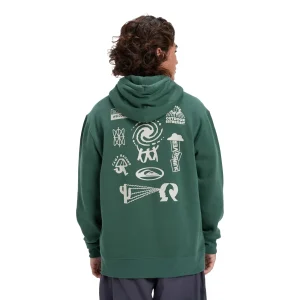 Quiksilver Salt Water Graphic Hood Trekking Green