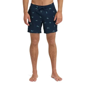 Quiksilver Stretch Printed Volley 16 Dark Navy Spaced Out
