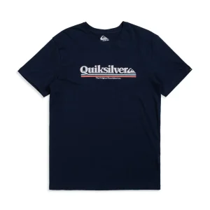 Quiksilver Between The Lines SS T-Shirt Navy Blazer