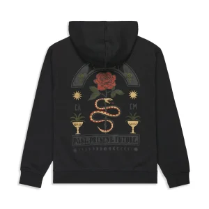 RVCA Roses Poster Hoodie Black