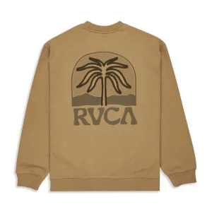 RVCA Palm Crest Crew Coyote