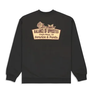 RVCA Rose Sign Crew Pirate Black