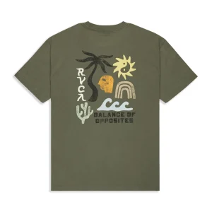 RVCA Deep Think T-Shirt Sage Leaf