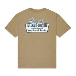 RVCA Rose Sign T-Shirt Coyote