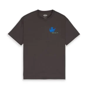 RVCA Antonia Figueiredo Birds T-Shirt Garage Blue