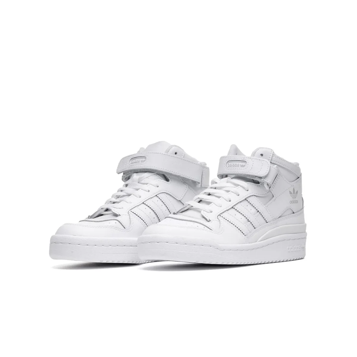 Adidas Originals Forum Mid J Ftwr White/Ftwr White/White - Image 4