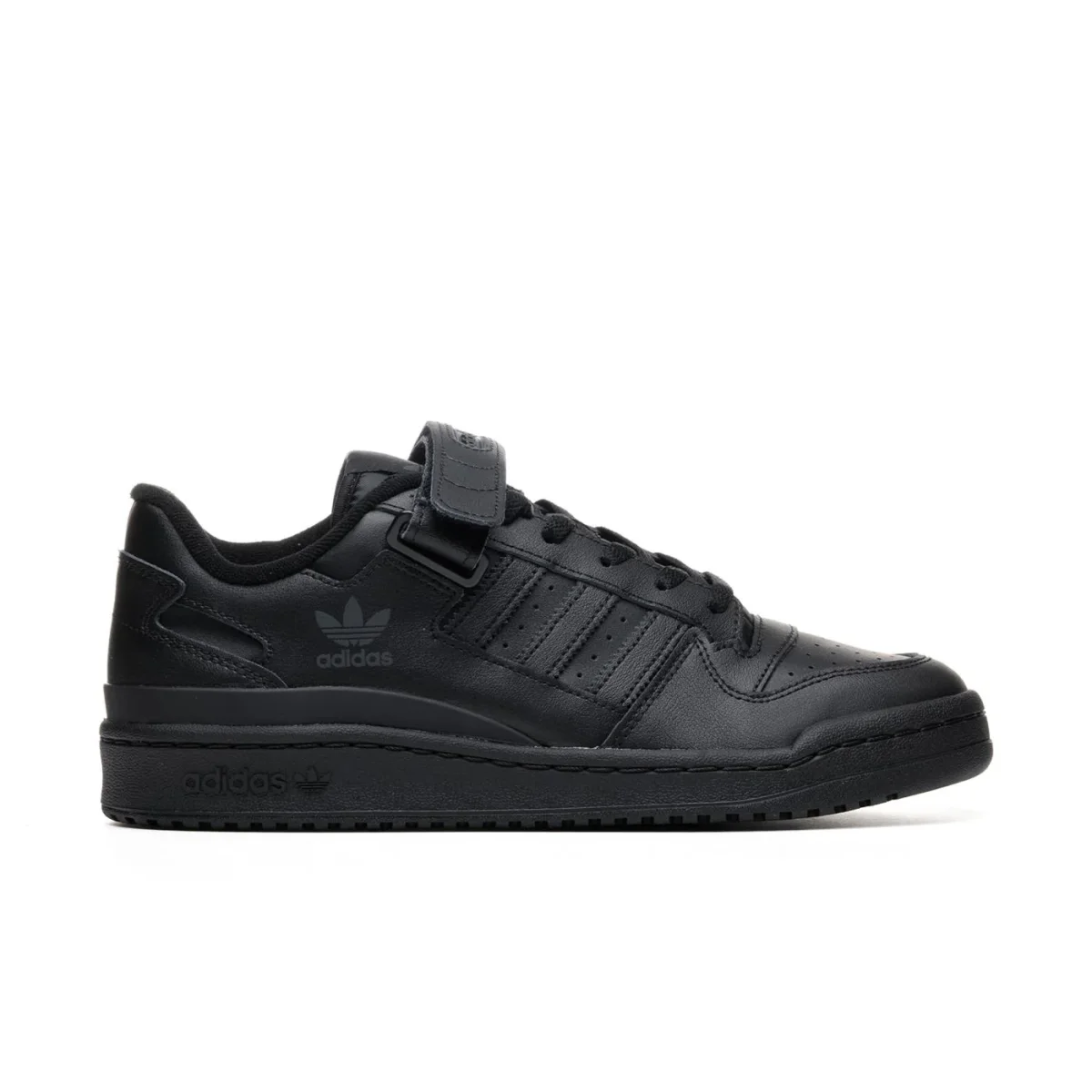 Adidas Originals Forum Low Core Black/Core Black/Core Black - Image 2