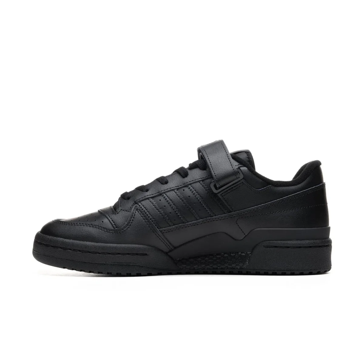Adidas Originals Forum Low Core Black/Core Black/Core Black - Image 3