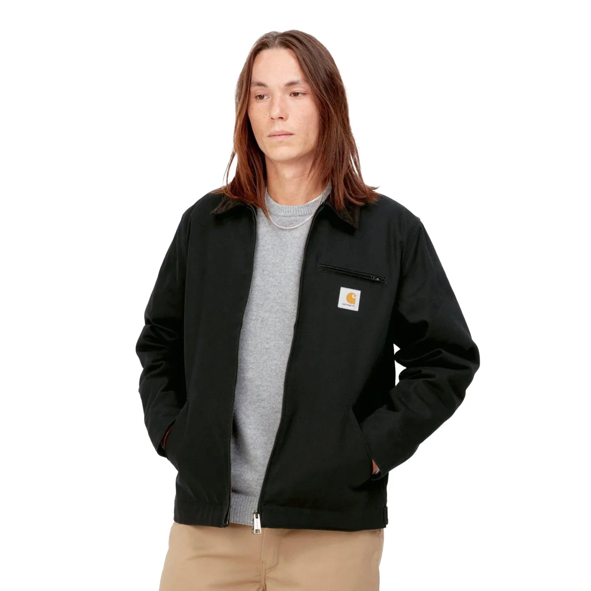 Carhartt WIP Detroit Jacket Black/Black rigid - Image 2