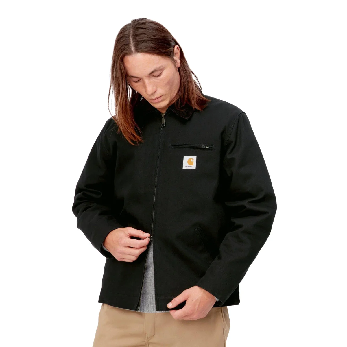 Carhartt WIP Detroit Jacket Black/Black rigid - Image 4